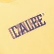 画像3: CALEE/DROP SHOULDER CALEE BLUR LOGO TEE（YELLOW）［ドロップショルダープリントT-24春夏］ (3)