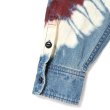 画像4: CHALLENGER/L/S TIE DYE SLEEVE DENIM SHIRT（WASHED INDIGO）［タイダイスリーブデニムシャツ-24春夏］ (4)