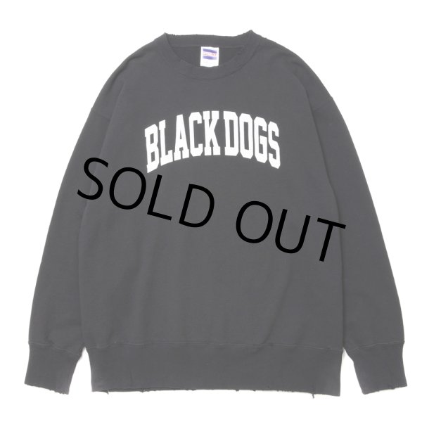 画像1: ROTTWEILER/B.D DAMAGE SWEATER（CHARCOAL） 【30%OFF】［ユーズド加工クルーネックスウェット-24春夏］ (1)