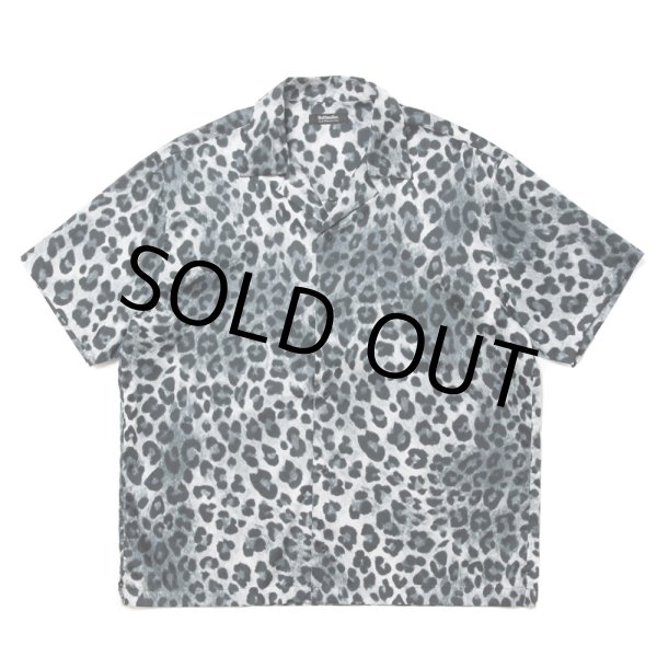 画像1: ROTTWEILER/R9 LEOPARD S/S SHIRT（GRAY） 【30%OFF】［レオパードシャツ-24春夏］ (1)