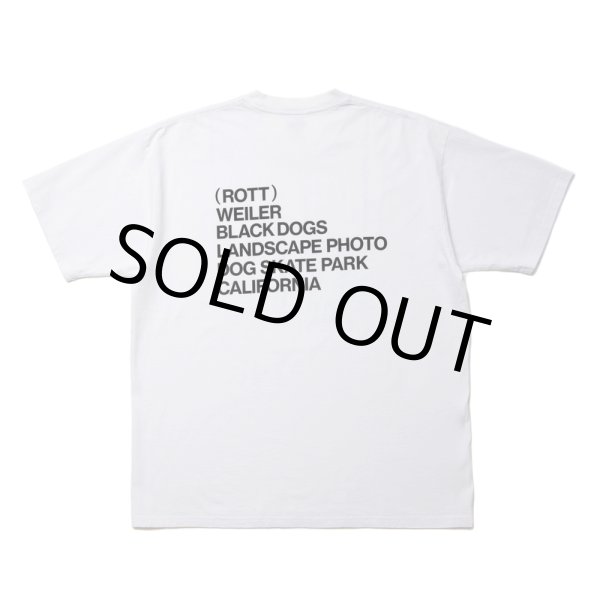 画像2: ROTTWEILER/PIGMENT PHOTO TEE（WHITE） 【30%OFF】［プリントT-24春夏］ (2)