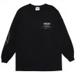 画像2: PORKCHOP/F-100 L/S TEE（BLACK）［プリント長袖T-24春夏］ (2)