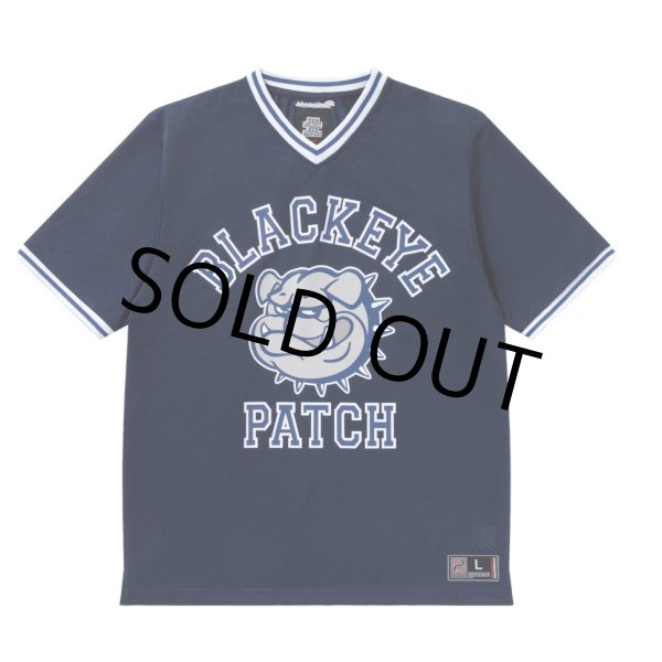 画像1: BlackEyePatch/BULLDOG V NECK GAME SHIRT（NAVY） (1)