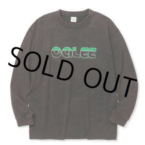 画像: CALEE/CALEE LOGO POWDER BLEACH DROP SHOULDER L/S TEE（USED BLACK） 【30%OFF】［パウダーブリーチ長袖T-24春夏］