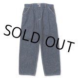 画像: CALEE/VINTAGE REPRODUCT DENIM PAINTER PANTS＜OW＞（INDIGO BLUE）［デニムペインターパンツ-23秋冬］