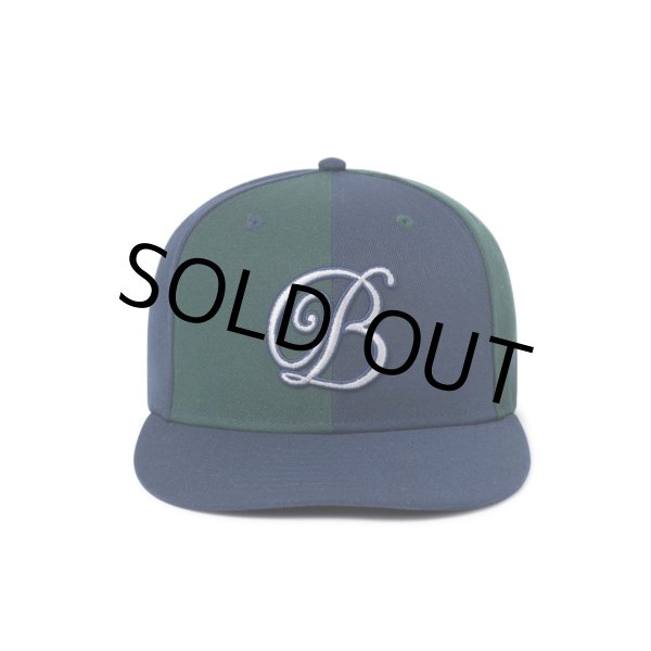 画像1: BlackEyePatch/B EMBLEM NEW ERA CAP（NAVY/GREEN） (1)