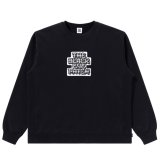 画像: BlackEyePatch/KANJI LABEL TYPEFACE CREW SWEAT（BLACK）