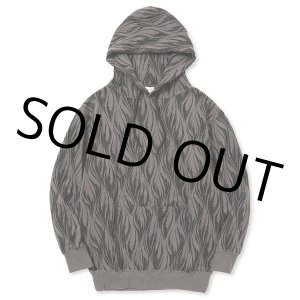 画像: CALEE/FEATER PATTERN PULLOVER HD（CHARCOAL） 【40%OFF】［フェザー柄プルオーバーパーカー-23秋冬］