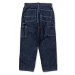 画像2: CALEE/VINTAGE REPRODUCT DENIM PAINTER PANTS＜OW＞（INDIGO BLUE）［デニムペインターパンツ-23秋冬］ (2)