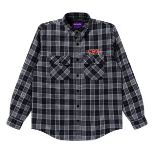 画像: BlackEyePatch/SWEET CIGAR QUILTED FLANNEL SHIRT（BLACK）