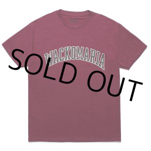 画像: WACKO MARIA/T-SHIRT（BURGUNDY）［プリントT-24春夏］