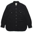 画像1: WACKO MARIA/LEE / DENIM WESTERN SHIRT（BLACK）［デニムウエスタンシャツ-24春夏］ (1)