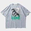 画像1: TIGHTBOOTH/HAND T-SHIRT（Heather Gray） 【20%OFF】［プリントT-24春夏］ (1)