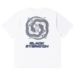 画像1: BlackEyePatch/REFLECTIVE DRAGON SWIRL LOGO TEE（WHITE） (1)