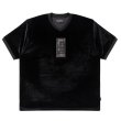 画像1: BlackEyePatch/HWC LABEL EMBROIDERED VELOUR V NECK S/S SHIRT（BLACK） (1)