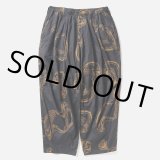 画像: TIGHTBOOTH/DABS BALLOON PANTS（Black） 【20%OFF】［総柄バルーンパンツ-24春夏］