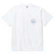 画像1: CALEE/STRETCH EMBLEM LOGO TEE ＜NATURALLY PAINT DESIGN＞（WHITE）［プリントT-24春夏］ (1)