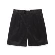 画像1: WACKO MARIA/DOUBLE PLEATED CHINO SHORT TROUSERS（BLACK）［ツータックチノショーツ-24春夏］ (1)