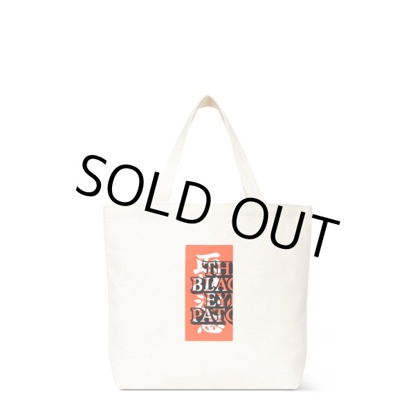 画像1: BlackEyePatch/HWC LABEL TOTE BAG MEDIUM（OFF WHITE） (1)