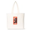 画像1: BlackEyePatch/HWC LABEL TOTE BAG LARGE（OFF WHITE） (1)