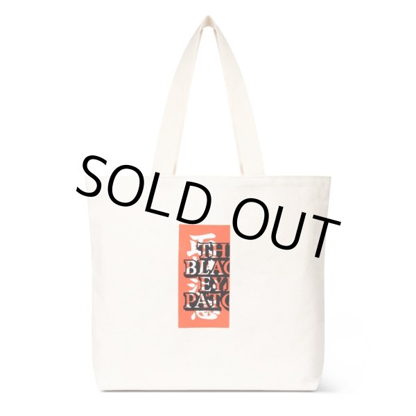 画像1: BlackEyePatch/HWC LABEL TOTE BAG LARGE（OFF WHITE） (1)