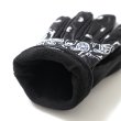 画像6: CHALLENGER/BANDANA LEATHER GLOVE（BLACK）［バンダナレザーグローブ-24秋冬］ (6)