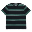 画像1: CHALLENGER/CLASSIC BORDER TEE（BLACK/GREEN）［クラシックボーダーT-24秋冬］ (1)