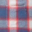 画像5: CHALLENGER/SHADOW PLAID SHIRT（BLUE/RED）［シャドウチェックシャツ-24秋冬］ (5)