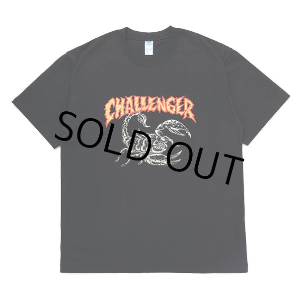 画像1: CHALLENGER/SCORPION TEE（BLACK）［プリントT-24秋冬］ (1)