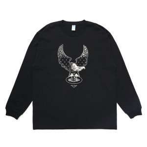 画像: CHALLENGER/L/S OVAL EAGLE TEE（BLACK）［プリント長袖T-24秋冬］