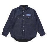 画像: CHALLENGER/DENIM LINING SHIRT（INDIGO）［デニムライニングシャツ-24秋冬］