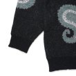 画像4: CHALLENGER/BIG PAISLEY C/N SWEATER（BLACK）［ビッグペイズリーセーター-24秋冬］ (4)