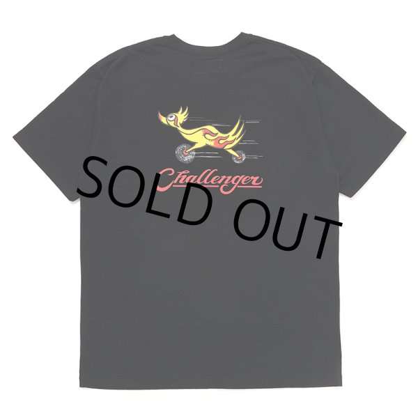 画像1: CHALLENGER/FIRE BIRD TEE（BLACK）［プリントT-24秋冬］ (1)