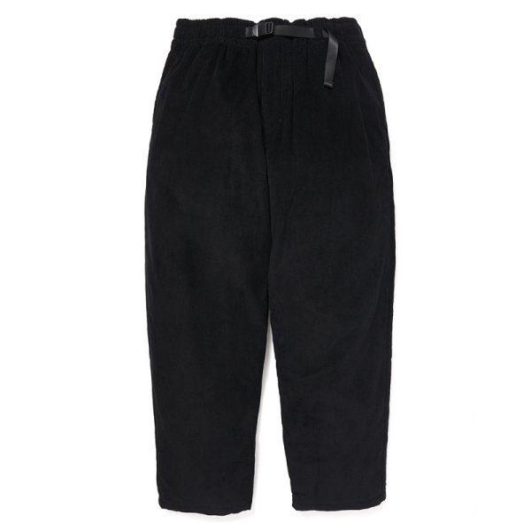 画像1: CHALLENGER/SUPERIOR CORDUROY WARM PANTS（BLACK）［コーデュロイウォームパンツ-24秋冬］ (1)