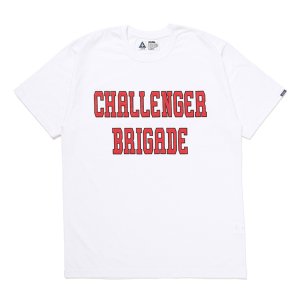 画像: CHALLENGER/COLLEGE LOGO TEE（WHITE）［プリントT-24秋冬］