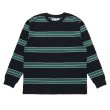 画像1: CHALLENGER/L/S CLASSIC BORDER TEE（BLACK/GREEN）［クラシックボーダー長袖T-24秋冬］ (1)