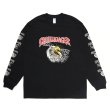 画像1: CHALLENGER/L/S EAGLE HEAD TEE（BLACK）［プリント長袖T-24秋冬］ (1)