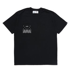 画像: CHALLENGER/BANDANA POCKET TEE（BLACK）［刺繍ポケT-24秋冬］