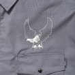 画像5: CHALLENGER/OVAL EAGLE PRINTED SHIRT（CHARCOAL GRAY）［オーバルイーグルシャツ-24秋冬］ (5)