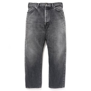 画像: CHALLENGER/CLASSIC WASHED DENIM PANTS（WASHED BLACK）［クラシックウォッシュドデニムパンツ-24秋冬］