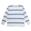 画像1: CHALLENGER/L/S CLASSIC BORDER TEE（IVORY/BLUE GRAY）［クラシックボーダー長袖T-24秋冬］ (1)