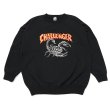 画像1: CHALLENGER/SCORPION C/N SWEAT（BLACK）［クルーネックスウェット-24秋冬］ (1)