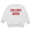 画像1: CHALLENGER/COLLEGE LOGO C/N SWEAT（GRAY）［クルーネックスウェット-24秋冬］ (1)