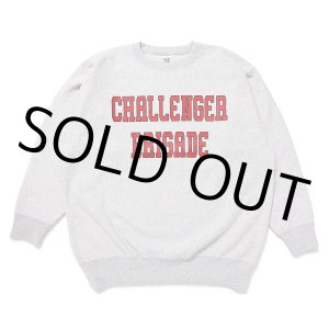 画像: CHALLENGER/COLLEGE LOGO C/N SWEAT（GRAY）［クルーネックスウェット-24秋冬］