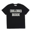 画像1: CHALLENGER/COLLEGE LOGO TEE（BLACK）［プリントT-24秋冬］ (1)