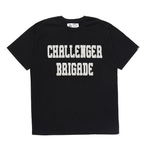 画像: CHALLENGER/COLLEGE LOGO TEE（BLACK）［プリントT-24秋冬］