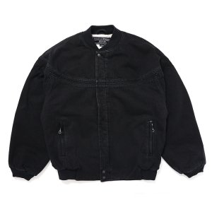 画像: CHALLENGER/WASHED DERBY JACKET（WASHED BLACK）［ウォッシュドダービーJKT-24秋冬］