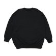 画像2: CHALLENGER/COLLEGE LOGO C/N SWEAT（BLACK）［クルーネックスウェット-24秋冬］ (2)