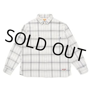 画像: CHALLENGER/COUNTRY PLAID SHIRT（LT GRAY/CHARCOAL）［カントリーチェックシャツ-24秋冬］