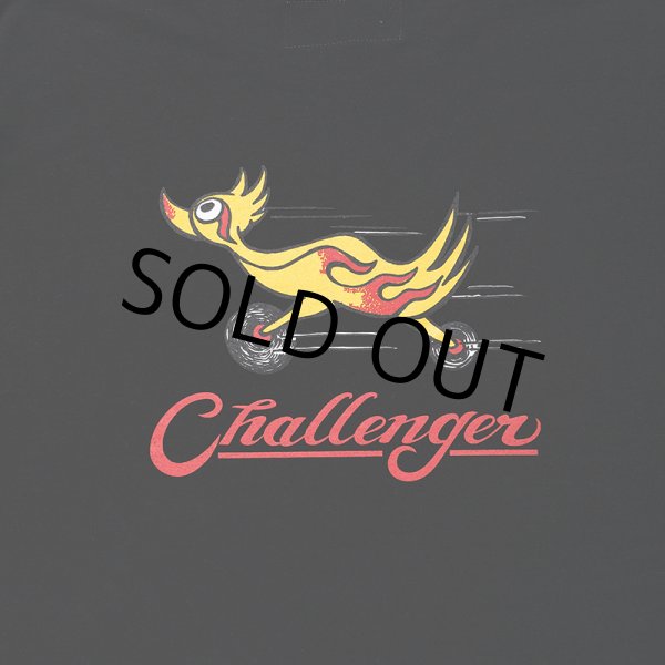 画像4: CHALLENGER/FIRE BIRD TEE（BLACK）［プリントT-24秋冬］ (4)